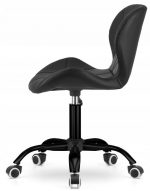 Офісне крісло Muf-Art на чорній ніжці – елегантність та комфорт для вашого офісу - Зображення 4