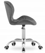 Елегантне офісне крісло MemFlow K9, сірий оксамит - Зображення 7