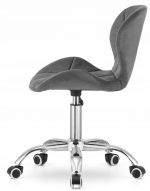 Елегантне офісне крісло MemFlow K9, сірий оксамит - Зображення 5
