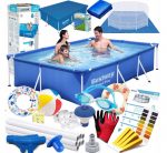 Каркасний прямокутний басейн BESTWAY 300х201 см 19 в 1 для всієї родини