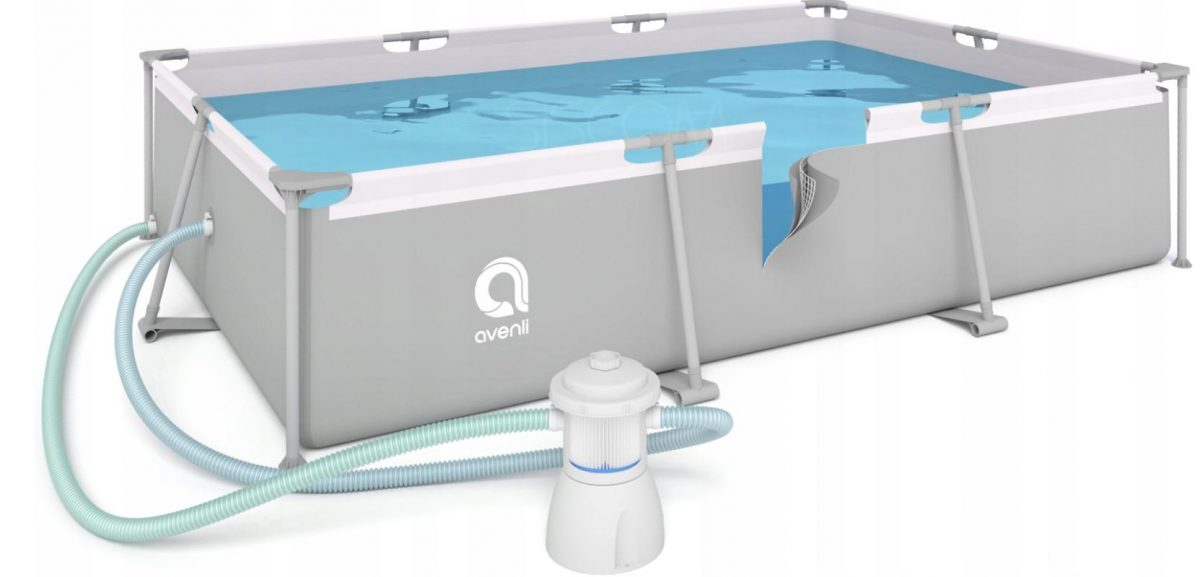 Прямокутний каркасний басейн Avenli 300x207 см комплект 15 в 1 - Зображення 3