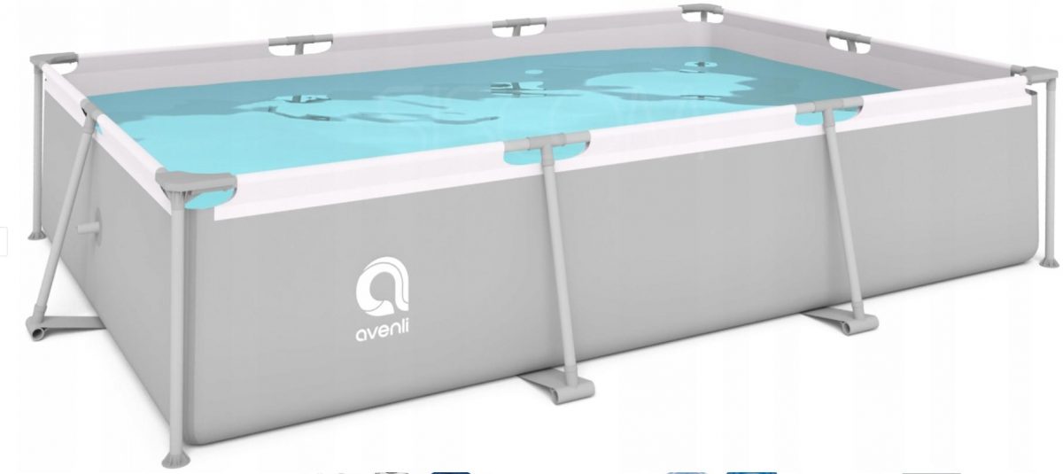 Прямокутний каркасний басейн Avenli 300x207 см комплект 15 в 1 - Зображення 2