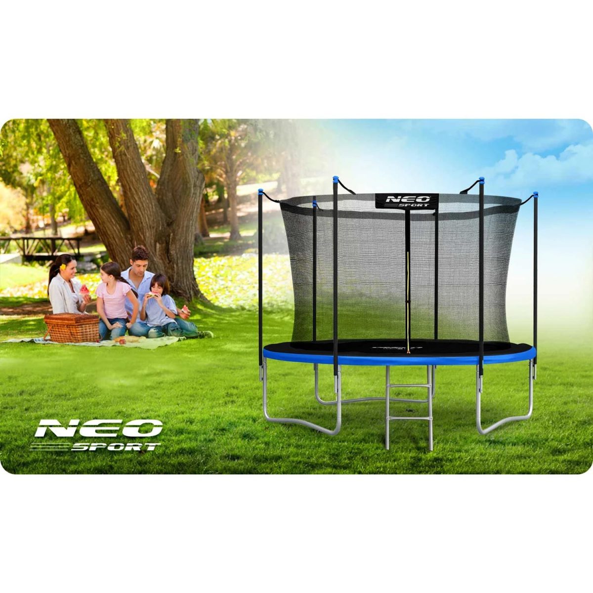 Батут Neo-Sport 8 FT 252 см для активного відпочинку - Зображення 7