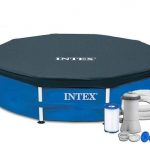 Каркасний басейн з наметом і фільтруючим насосом Intex 305x76 см 28202