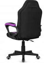 Комфортне і стильне офісне крісло Lugano Mario Black Purple - Зображення 5