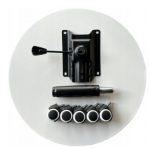 Комфортне і стильне офісне крісло Lugano Mario Black Purple - Зображення 6