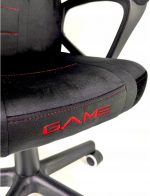 Елегантне і зручне офісне крісло Lugano MARIO BLACK ALCANTARA - Зображення 7