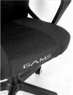 Офісне крісло LUGANO MARIO BLACK FULL FABRIC – елегантність і комфорт - Зображення 7