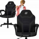 Офісне крісло LUGANO MARIO BLACK FULL FABRIC – елегантність і комфорт