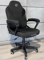 Офісне крісло LUGANO MARIO BLACK FULL FABRIC – елегантність і комфорт - Зображення 10