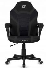 Офісне крісло LUGANO MARIO BLACK FULL FABRIC – елегантність і комфорт - Зображення 2