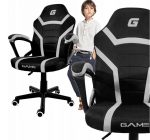 Комфортне і стильне офісне крісло LUGANO MARIO BLACK + LIGHT GREY