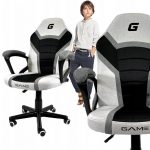 Елегантне офісне крісло LUGANO MARIO STONE SHADOW GREY для будь-якого інтер'єру