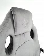 Комфорт і стиль в геймерському кріслі Lugano CARRERA M ALCANTARA GREY - Зображення 4