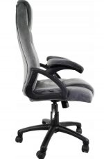 Комфорт і стиль в геймерському кріслі Lugano CARRERA M ALCANTARA GREY - Зображення 5