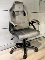 Комфорт і стиль в геймерському кріслі Lugano CARRERA M ALCANTARA GREY - Зображення 9