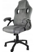 Комфорт і стиль в геймерському кріслі Lugano CARRERA M ALCANTARA GREY