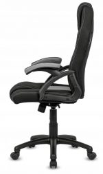 Геймерське крісло Lugano CARRERA GREY FABRIC – максимальний комфорт для ігор - Зображення 4