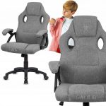 Стильне і комфортне геймерське крісло Lugano CARRERA STONE FABRIC