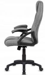 Стильне і комфортне геймерське крісло Lugano CARRERA STONE FABRIC - Зображення 5