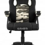 Модне і зручне геймерське крісло Lugano CARRERA M ARMY FABRIC