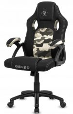 Модне і зручне геймерське крісло Lugano CARRERA M ARMY FABRIC - Зображення 2