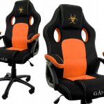 Яскраве та стильне геймерське крісло Lugano CARRERA M ORANGE FABRIC