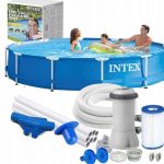 Каркасний басейн Intex 28202 305x76 см комплект 8 в 1