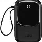 Power Bank Baseus Qpow 20000 mAh 20W Black PPQD-20IX/PPQD-H01 - Мобільний Зарядний Пристрій з Високою Потужністю