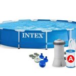 Каркасний басейн Intex 28212 366 x 76 см + фільтруючий насос