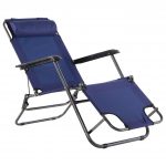 Розкладний Садовий Шезлонг RahheGarden Синій - Ідеальний для Відпочинку на Свіжому Повітрі - Зображення 2