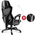 Геймерське крісло Huzaro Combat 3.0 чорно-сіре – для тривалих ігор - Зображення 6