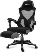 Геймерське крісло Huzaro Combat 3.0 чорно-сіре – для тривалих ігор - Зображення 4