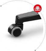 Геймерське крісло Huzaro Combat 3.0 чорно-сіре – для тривалих ігор - Зображення 9