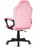 Комфортне офісне крісло MARIO ALCANTARA CANDY PINK у стильному дизайні - Зображення 3