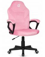 Комфортне офісне крісло MARIO ALCANTARA CANDY PINK у стильному дизайні