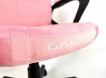 Комфортне офісне крісло MARIO ALCANTARA CANDY PINK у стильному дизайні - Зображення 6