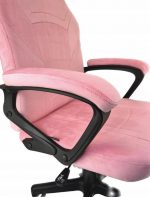 Комфортне офісне крісло MARIO ALCANTARA CANDY PINK у стильному дизайні - Зображення 5