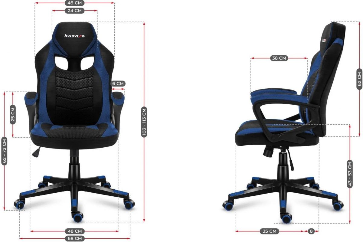 i89035860-e5ee64f6f83b65045bb1629ae381c64c-1724335651980 Комфортне і стильне офісне крісло HUZARO FORCE 2.5 MESH - Зображення 9