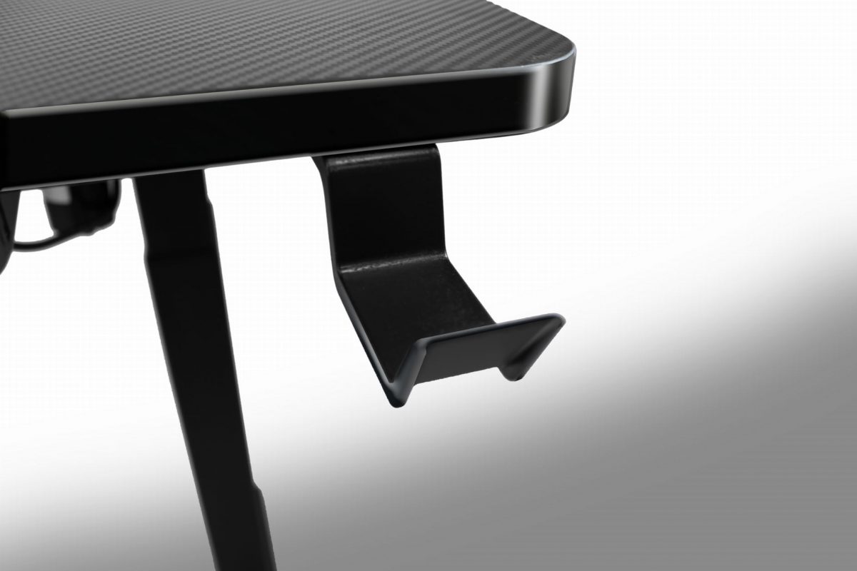 Геймерський стіл ELECTRA CRF16ELBK ЧОРНИЙ – вишуканий чорний дизайн - Зображення 6