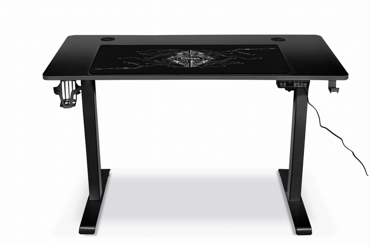 Геймерський стіл ELECTRA CRF16ELBK ЧОРНИЙ – вишуканий чорний дизайн - Зображення 8