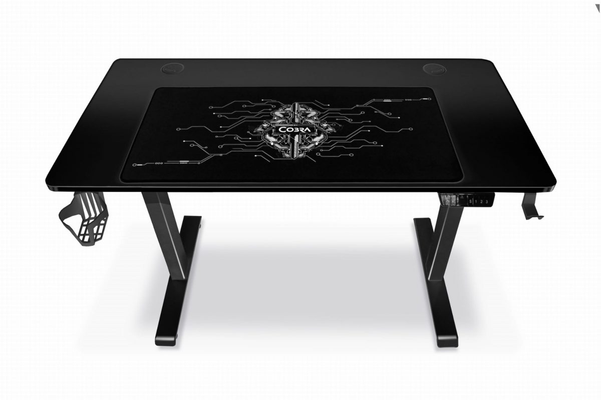 Геймерський стіл ELECTRA CRF16ELBK ЧОРНИЙ – вишуканий чорний дизайн - Зображення 9