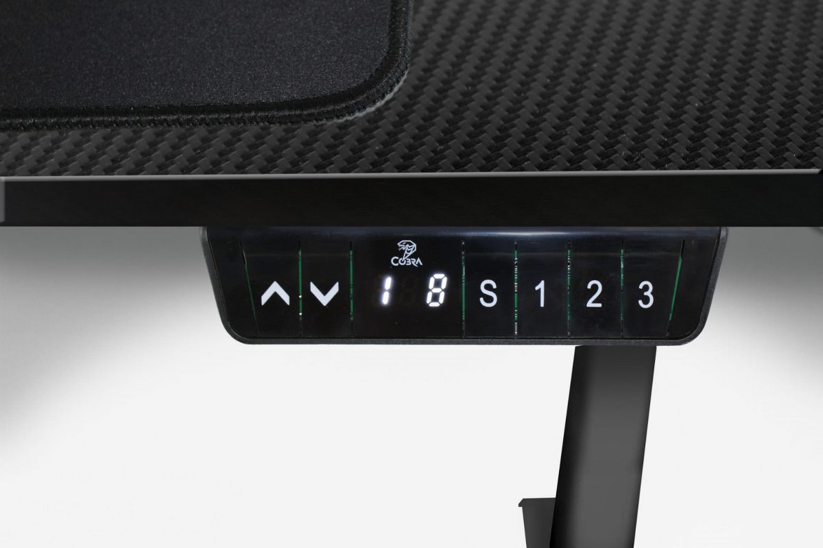 Геймерський стіл ELECTRA CRF16ELBK ЧОРНИЙ – вишуканий чорний дизайн - Зображення 3