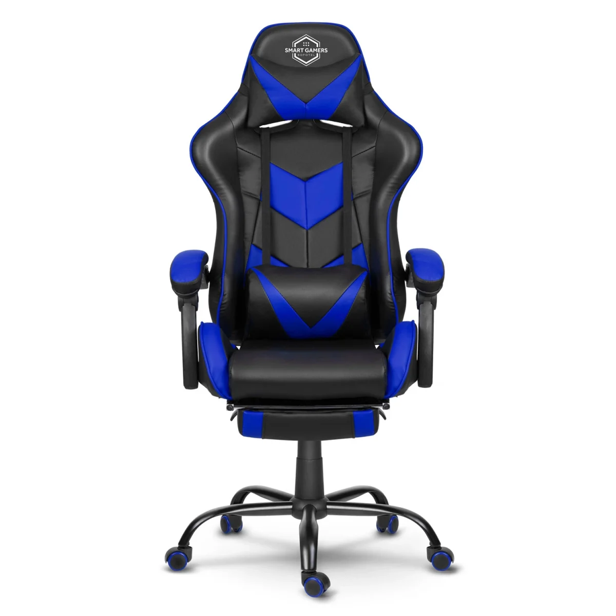 Офісне геймерське крісло Sofotel Cerber чорно-синє для максимального комфорту - Зображення 3