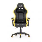 Геймерське крісло Infini Five чорно-жовте для комфортної гри - Зображення 2