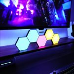 Стельовий світильник Hexagon Auto Gamma багатоколірний RGB LED лампа Пульт дистанційного керування 12 шт - Зображення 5