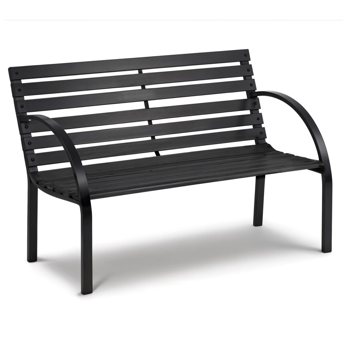 Лавка садова з підлокітниками 117,5 x 83 x 57 см Sofotel Luca - Модний акцент для двору - Зображення 3