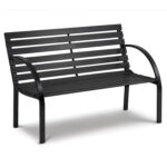 Лавка садова з підлокітниками 117,5 x 83 x 57 см Sofotel Luca - Модний акцент для двору - Зображення 3