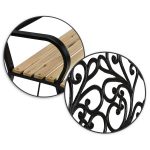 Лавка садова з підлокітниками 122 x 88,5 x 55,5 см Sofotel Ivy - Простір для відпочинку - Зображення 8