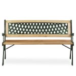 Лавка садова з підлокітниками 124 x 74 x 43 см Sofotel Fusio - Вишуканий дизайн